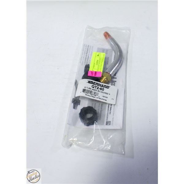 BERNARD QT2 - 60 DEGREE WELDING TUBE ASSEMBLY