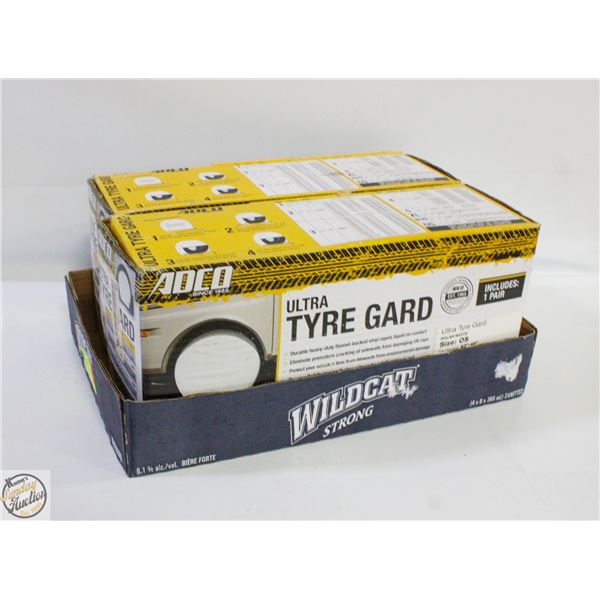 PAIR OF ULTRA TIRE GUARDS POLAR WHITE