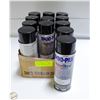 Image 1 : TRAY OF 12 NEW BLUE SPRAY CANS
