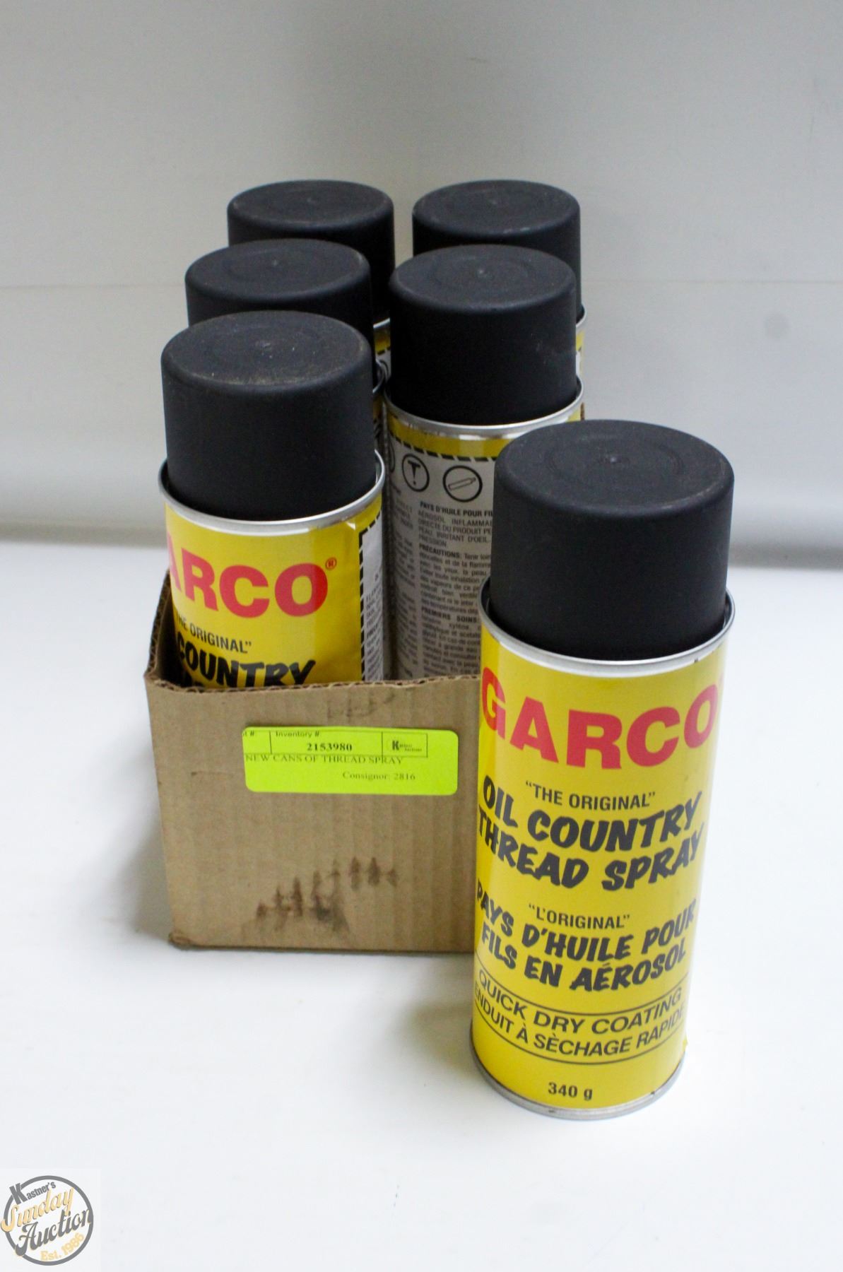 Potain Thread Spray 6 NEW CANS OF THREAD SPRAY