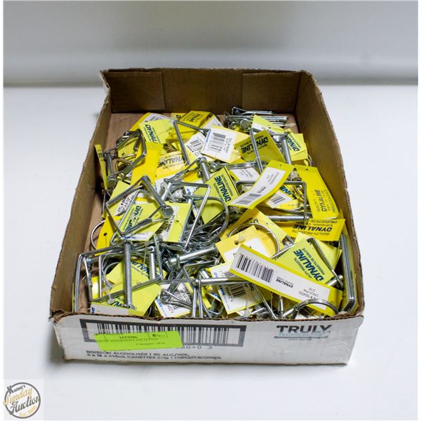 BOX OF ASSORTED LATCH PINS