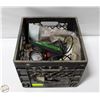 Image 1 : CRATE OF AUTOMOTIVE TOOLS AND NEW PARTS