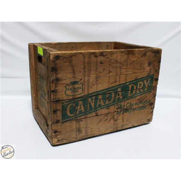 VINTAGE CANADA DRY CRATE