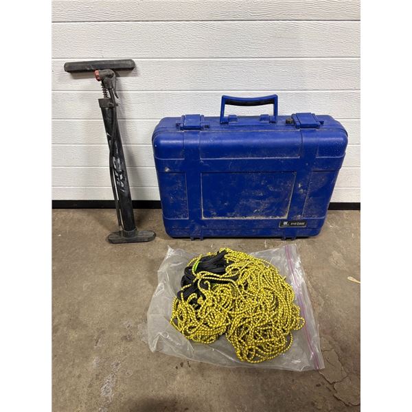HARDCASE, CARGO NET, AIR PUMP