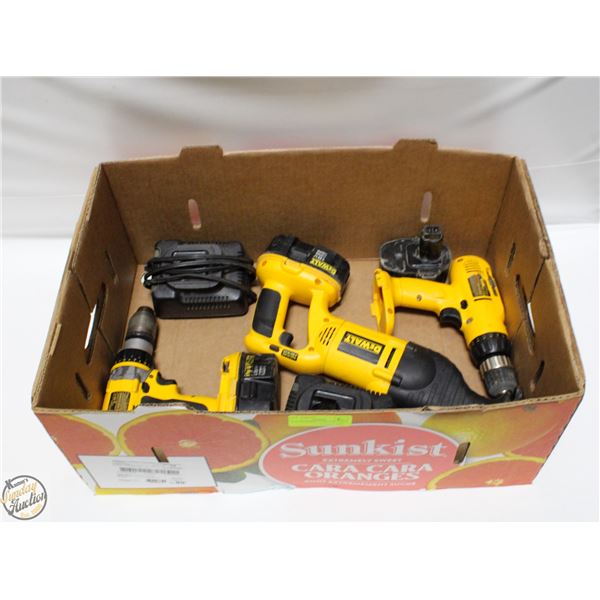 FLAT OF DEWALT CORDLESS TOOLS