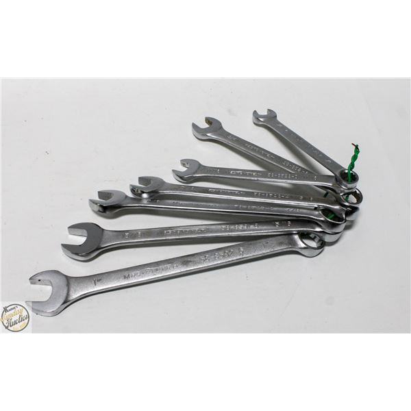 7 WRENCH SET - 5/8" - 1"