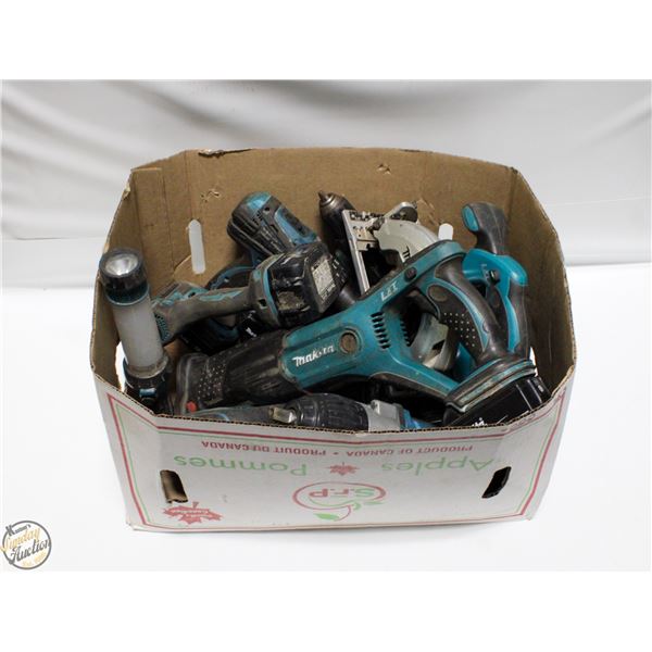 18V MAKITA POWER TOOL LOT. 9 TOOLS 5 BATTERIES 3