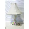 Image 1 : VINTAGE CERAMIC LAMP, W. SHADE,