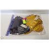 Image 1 : LEATHER MITTENS (3 PAIRS) & GLOVES