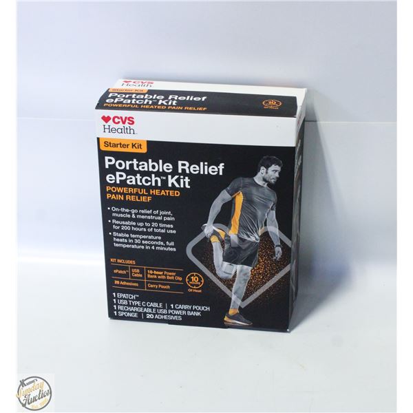 CVS HEALTH STARTER KIT PORTABLE RELIEF EPATCH KIT