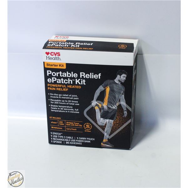 CVS HEALTH STARTER KIT PORTABLE RELIEF EPATCH KIT