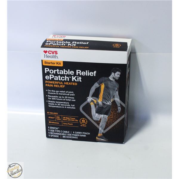 CVS HEALTH STARTER KIT PORTABLE RELIEF EPATCH KIT