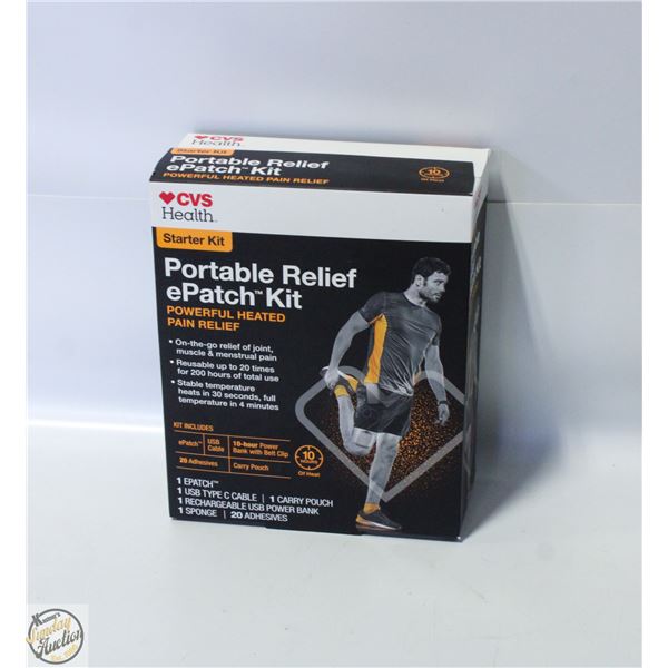 CVS HEALTH STARTER KIT PORTABLE RELIEF EPATCH KIT