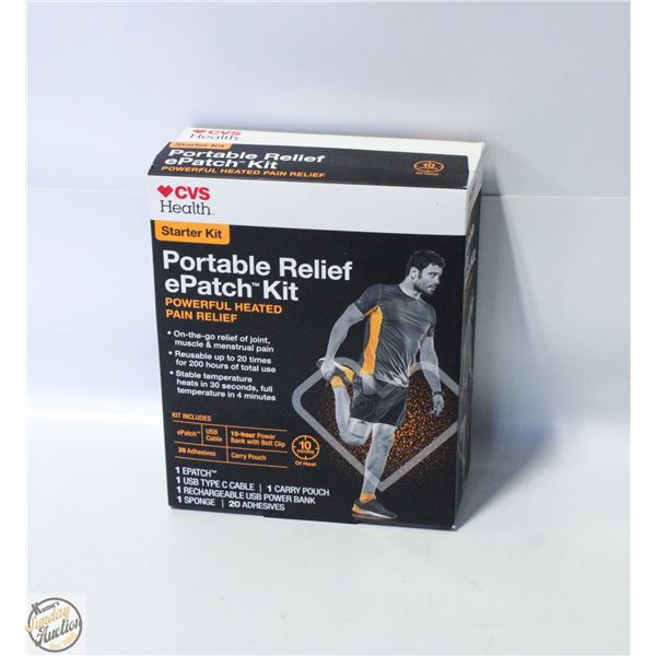 CVS HEALTH STARTER KIT PORTABLE RELIEF EPATCH KIT