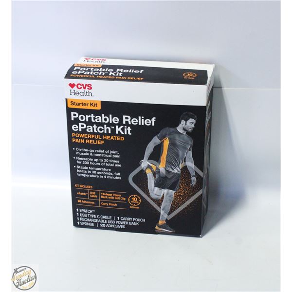 CVS HEALTH STARTER KIT PORTABLE RELIEF EPATCH KIT