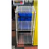 Image 1 : WHITE 3 TIER WIRE RACK 18" X 18" X 39.5"