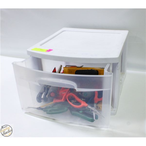 STORAGE DRAWER WITH TOOLS