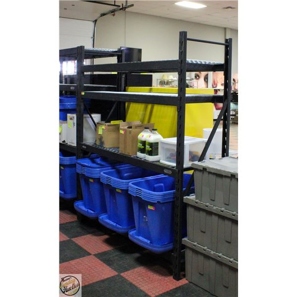WHALEN 4 TIER UTILITY RACK - 3000LB MAX CAPACITY