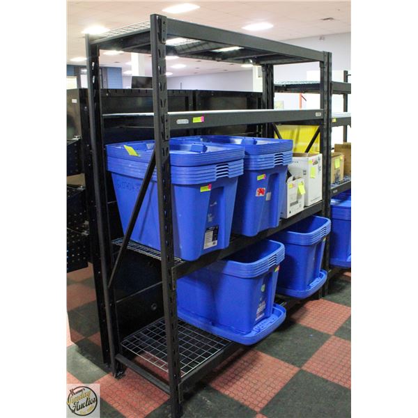 WHALEN 4 TIER UTILITY RACK - 3000LB MAX CAPACITY