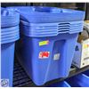 Image 1 : 5 TUFF STORE ZERO NEST STORAGE TOTES WITH LIDS