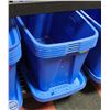 Image 1 : 5 TUFF STORE ZERO NEST STORAGE TOTES WITH LIDS