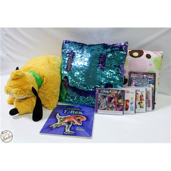 ESTATE DISNEYS PLUTO PILLOW STUFFIE +