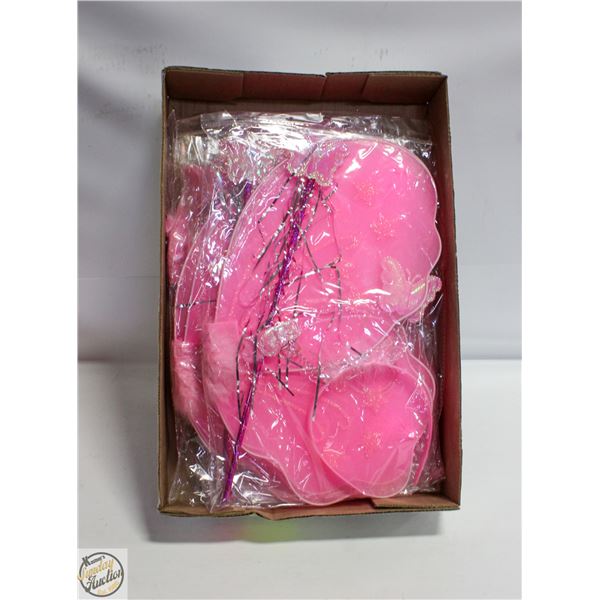 6 PINK FERRY WING SETS