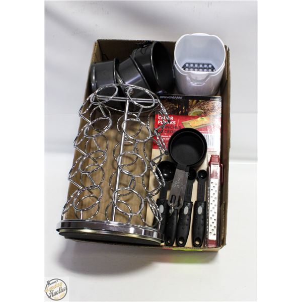 ESTATE MISC KITCHEN ITEMS INCLUDES NEW +