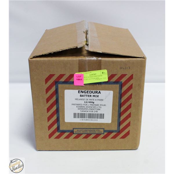 CASE W/12 BOXES 450G EACH ENGEDURA BATTER MIX