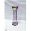 Image 1 : PURPLE BLOWN GLASS 14" VASE