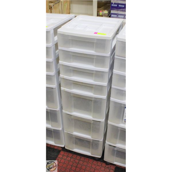7 DRAWER STERILITE BIN ON WHEELS