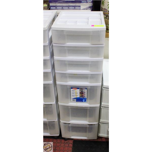 7 DRAWER STERILITE BIN ON WHEELS