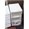 Image 1 : STERILITE 3 DRAWER SHELING UNIT ON WHEELS