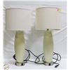 Image 1 : PAIR OF SHOWHOME LAMPS WITH CHARGING OUTLETS