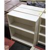 Image 1 : 3 WHITE SHELVING UNITS