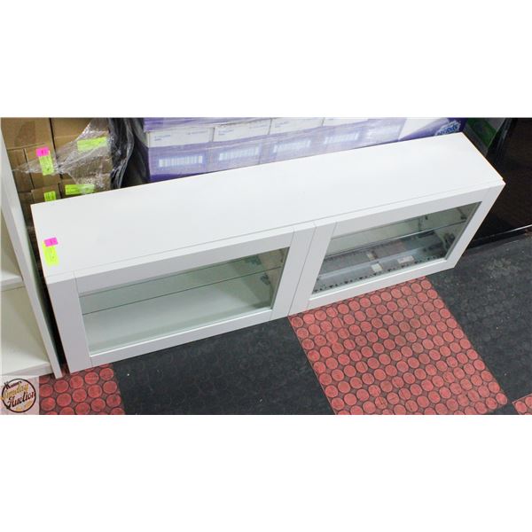 FLOATING CABINET WITH SHELVES + WALL ATTACHMENT