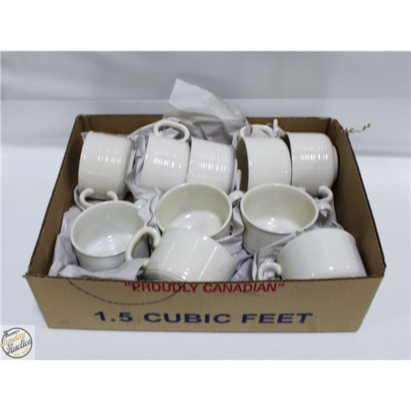 SOUP MUGS- CHURCHILL ENGLAND- LOT OF 8