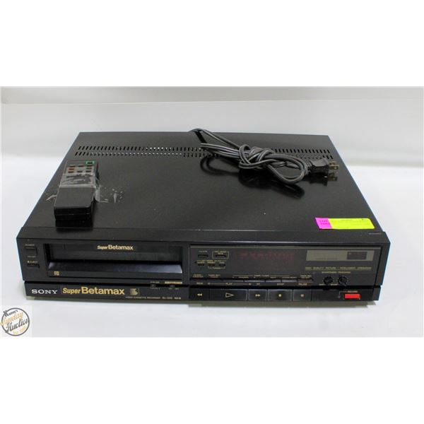VINTAGE SONY BETAMAX WITH REMOTE