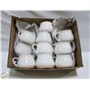 Image 1 : WHITE STONEWARE SOUP MUGS- LOT OF 10