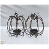 Image 1 : DECORATIVE HOUSEHOLD ITEMS METAL WIRE PUMPKINS