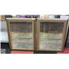 Image 1 : PAIR OF FRAMED ART PRINTS 23" X 29"