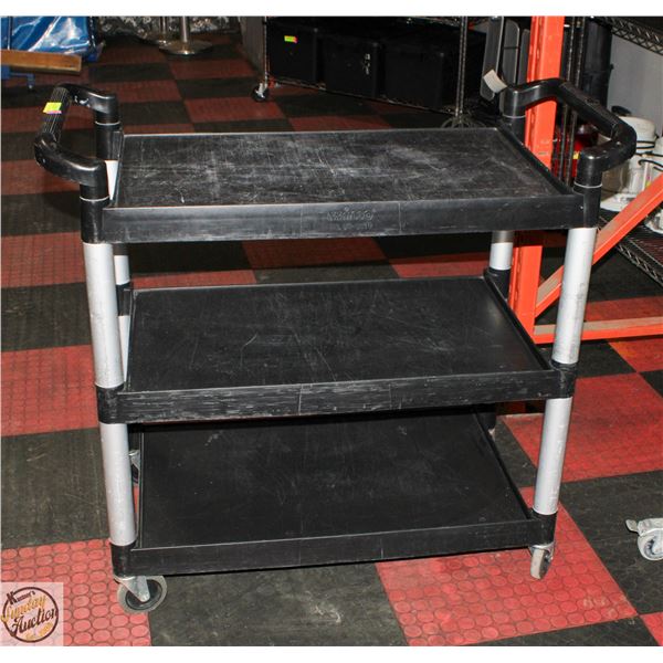 3 TIER 4-WHEEL CART