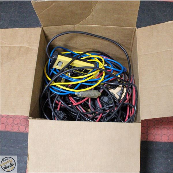 LOT OF EXTENSION CORDS