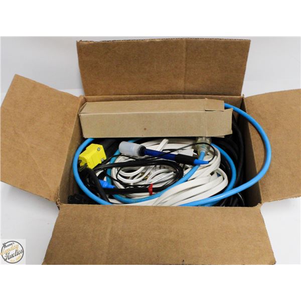 LOT OF EXTENSION CORDS