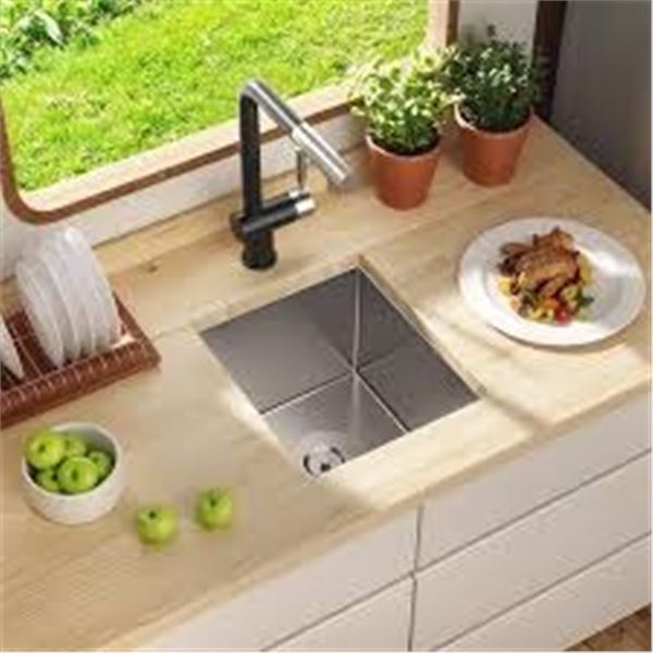 BRAND NEW MENSARJOR KITCHEN SINK 15 X 17 X 9"