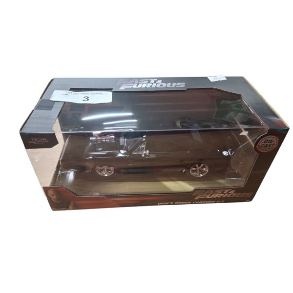 NIB 1:24 scale die cast Fast&Furious Dom Dodge Charger R/T