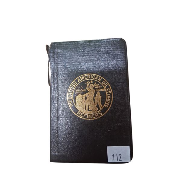 Rare 1926 British American Co. refiners book 4"x3"