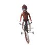 Image 2 : Tin toy man on bicycle 7.5"