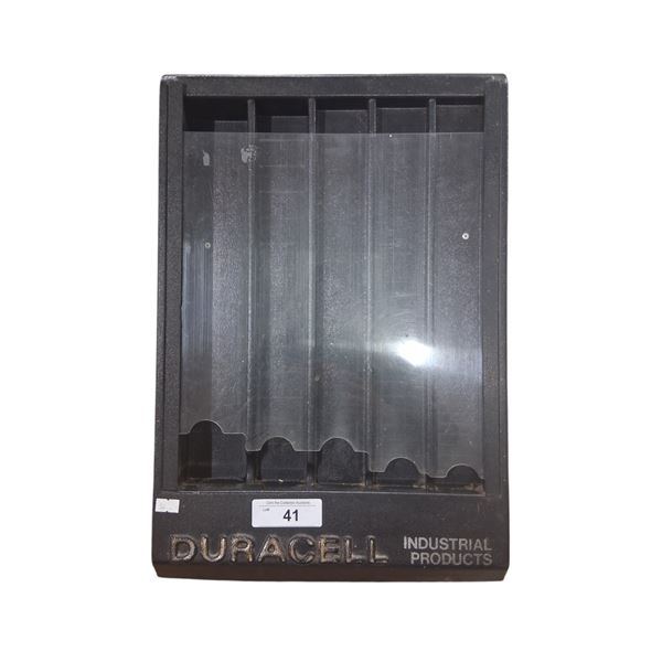 Vintage Duracell Battery dispenser, 13"x15"x13"