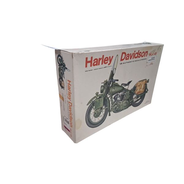 Vintage 1:9 scale Harley Davidson WLA 45 model kit